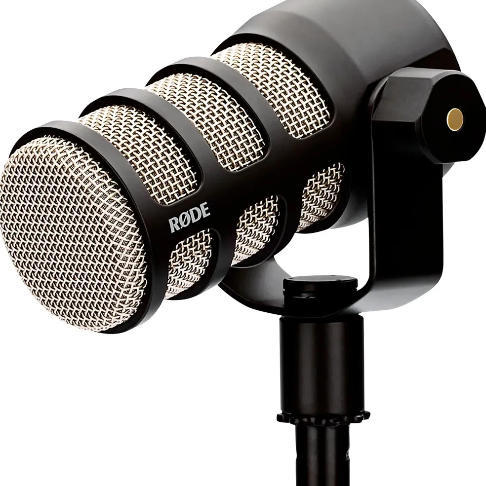 RODE PodMic Dynamic Podcasting Microphone Black