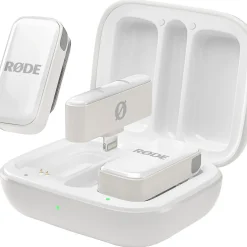 RODE Wireless Micro Ultra-Compact Wireless Microphone (Lightning) White