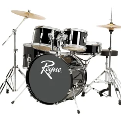 Rogue RGD0520 5-Piece Complete Drum Set Black