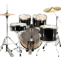 Rogue RGD0520 5-Piece Complete Drum Set Black