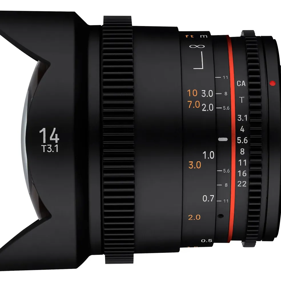 Rokinon Cine DSX 14mm T3.1 Ultra Wide-Angle Cine Lens for Canon EF