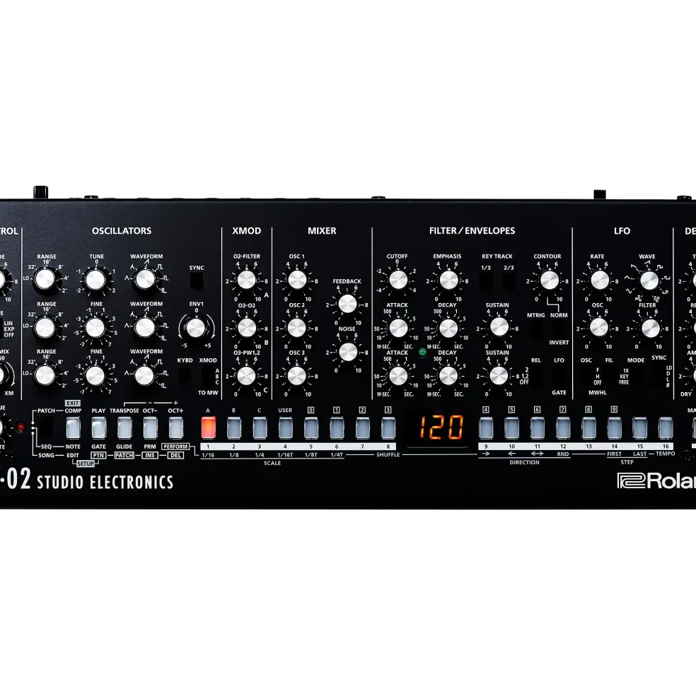 Roland Boutique SE-02 Analog Synthesizer with Decksaver Cover