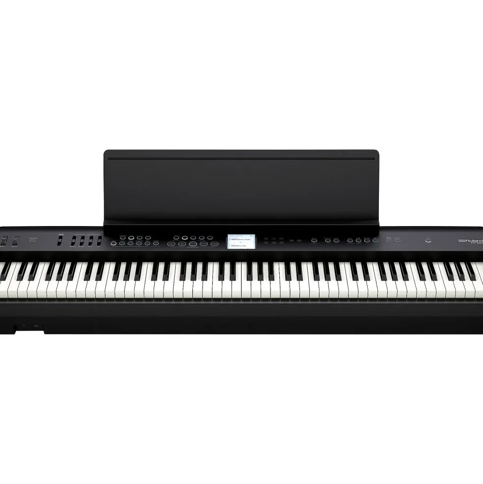 Roland FP-E50 Digital Piano With Matching Stand and Sustain Pedal Black
