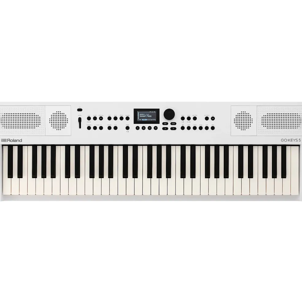 Roland GO:KEYS5 Music Creation Keyboard Essentials Bundle White