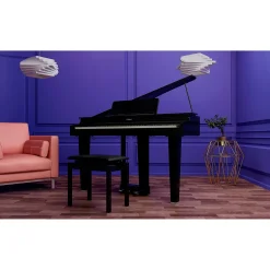 Roland GP-3 88-Key Digital Grand Piano With Bench Polished Ebony