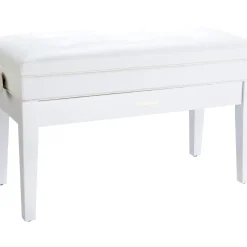 Roland GP-9M Digital Grand Piano With Moving Keys and Bench Polished White