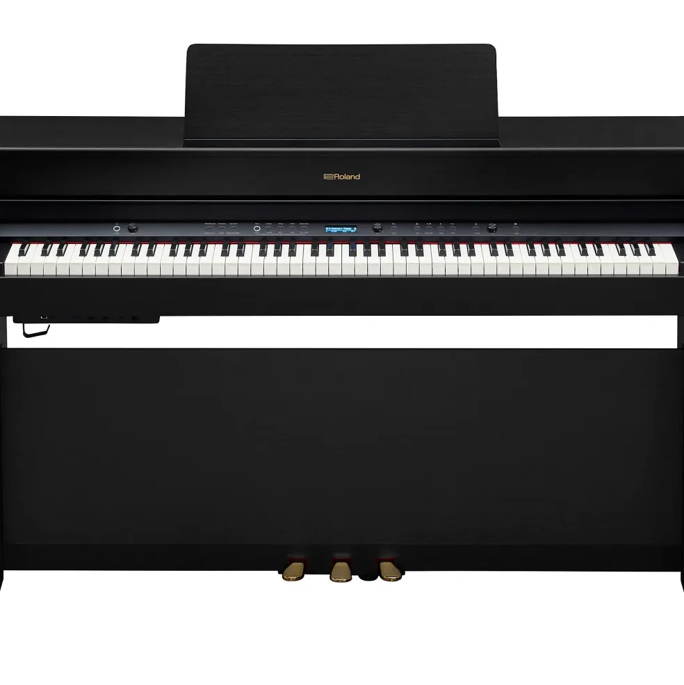 Roland MP200 88-Key Digital Upright Piano With Stand and Bench Black