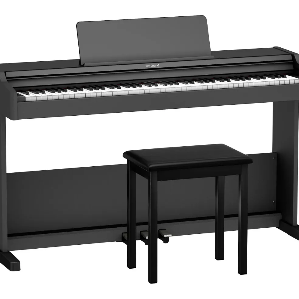 Roland RP107 Digital Console Piano With Bench Black