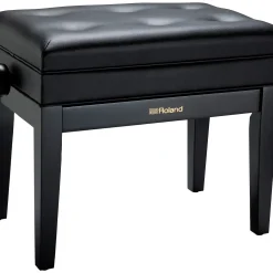 Roland RPB-400-US Piano Bench, Vinyl Seat Satin Black