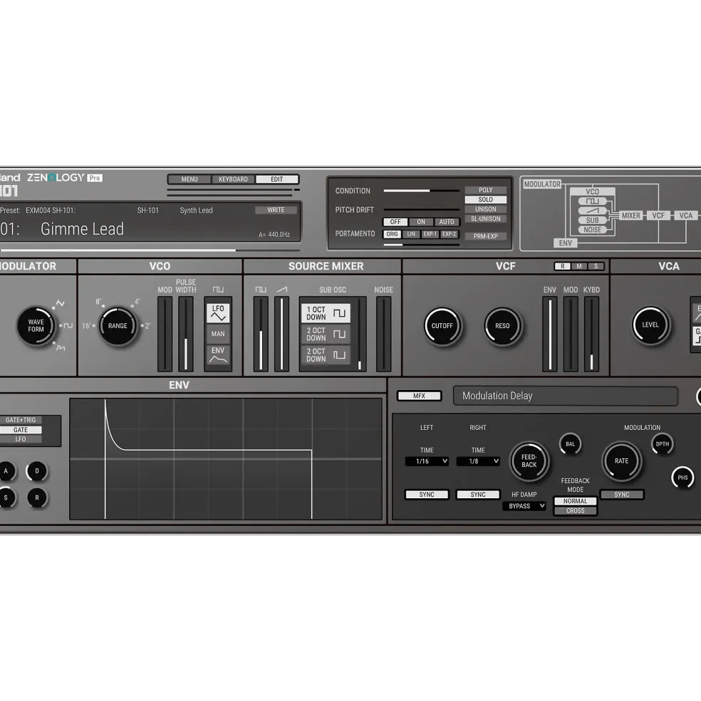 Roland SH-101 Model Expansion