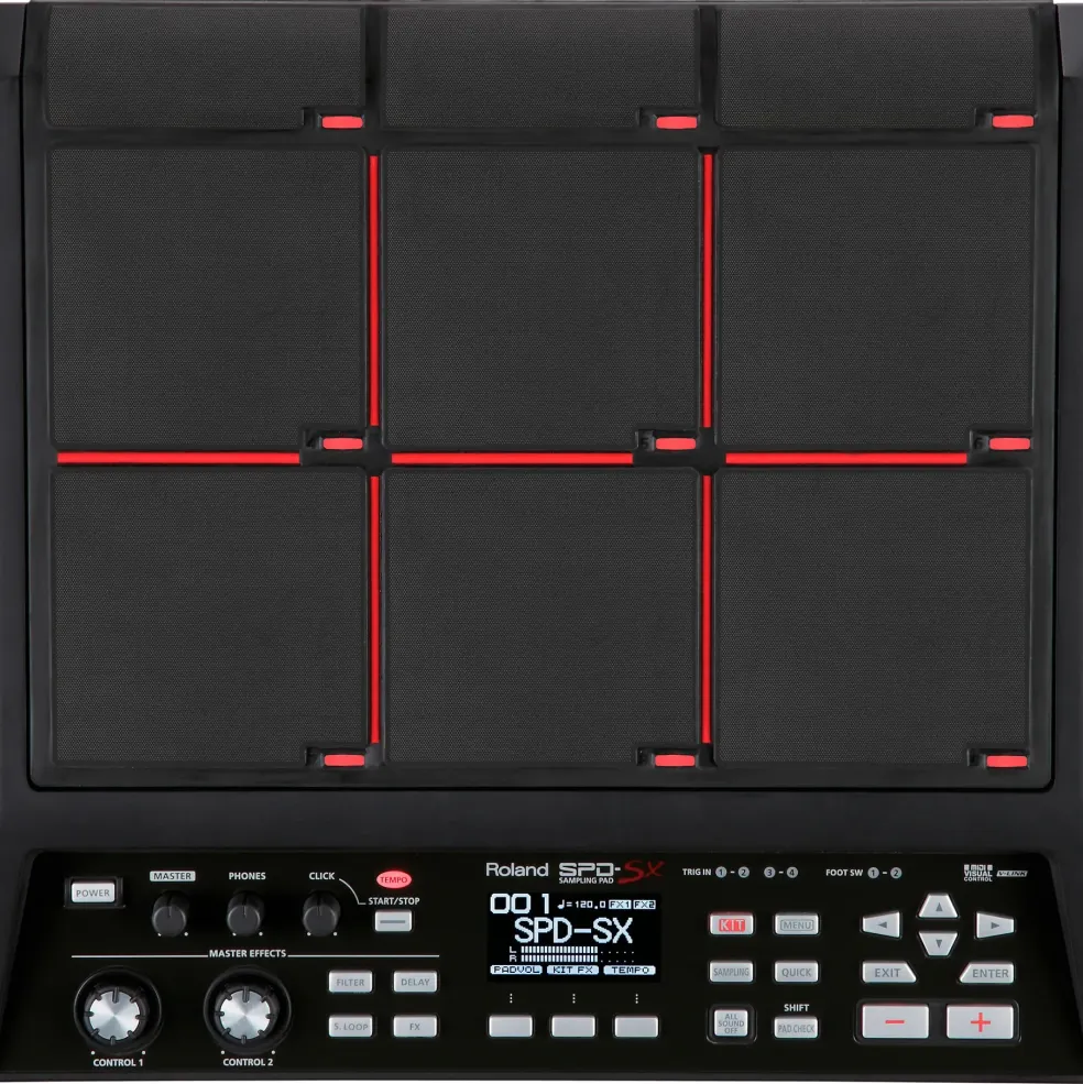 Roland SPD-SX Sampling Pad With SKB Case