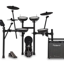 Roland TD-07KV V-Drums Electronic Drum Set With PM-100 V-Drum Speaker System