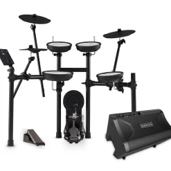 Roland TD-07KV V-Drums Electronic Drum Set With Simmons DA2108 Drum Set Monitor