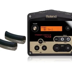 Roland TM-2 Drum Trigger module with 2 BT-1 Bar Trigger pads