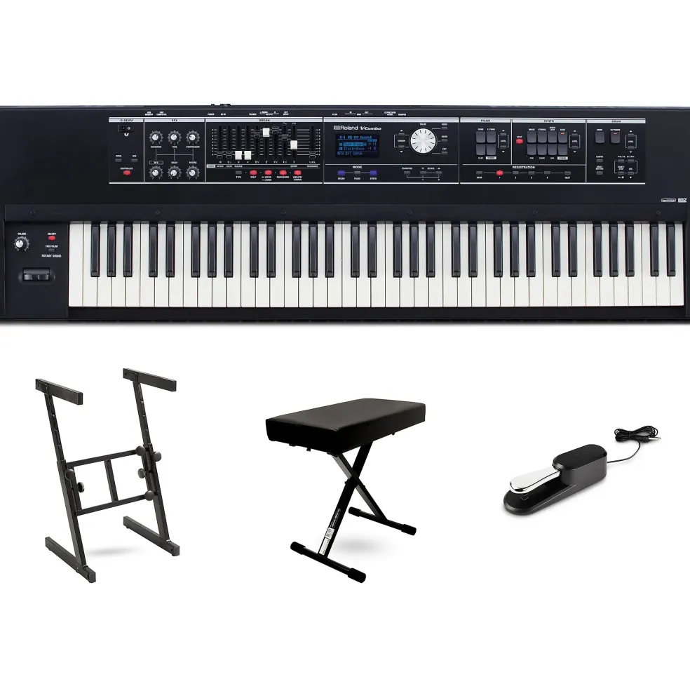 Roland VR-730 V-Combo Organ Essentials Bundle