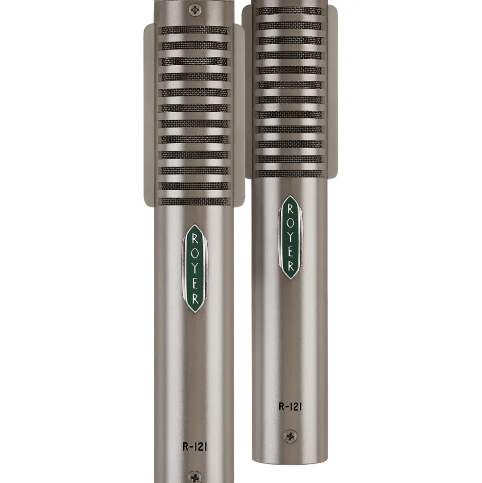 Royer R-121 Matched Ribbon Microphone Pair Nickel