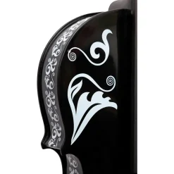 Rozanna's Violins Mariachi Black Sugar Skull Series Violin Outfit 3/4