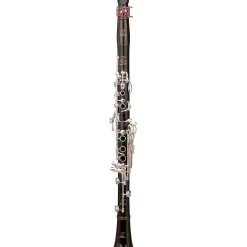 RZ Clarinets Conservatory Grenadilla Bb Clarinet, 17 keys Silver Keys Adjustable Thumb Rest