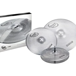 SABIAN QTPC503 Quiet Tone Practice Cymbal Set, 14"/16"/20"