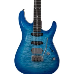 Schecter Guitar Research California Classic Electric Guitar Transparent Skyburst