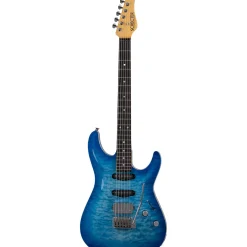 Schecter Guitar Research California Classic Electric Guitar Transparent Skyburst