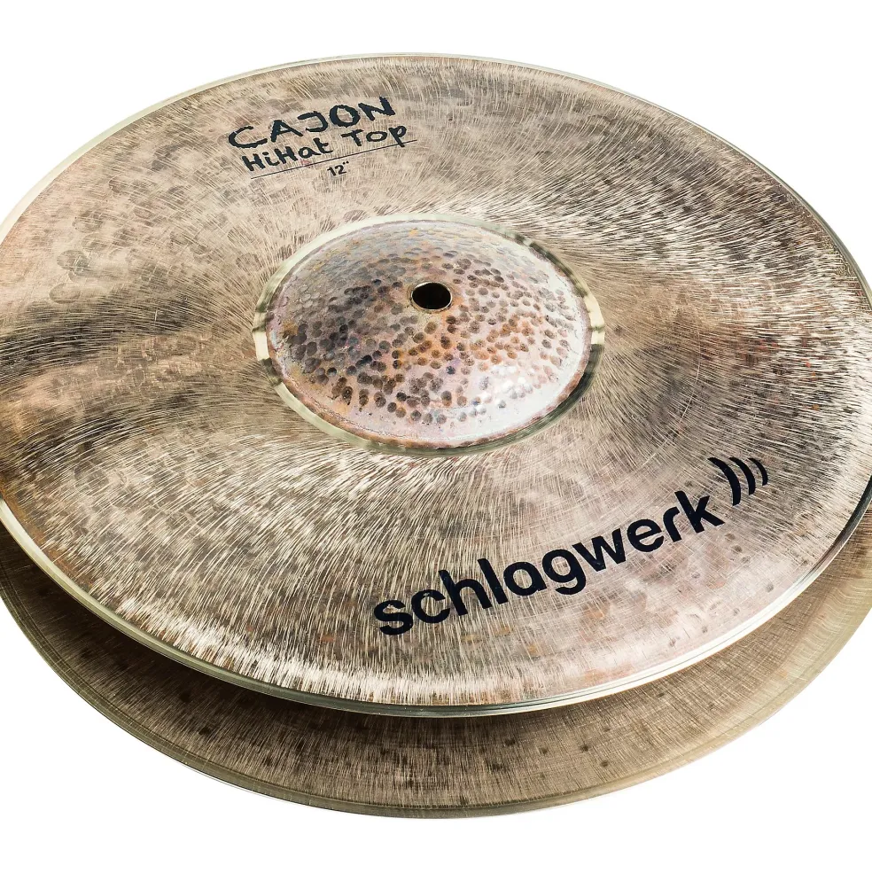 SCHLAGWERK Cajon Hi-Hat Cymbals 12 in.