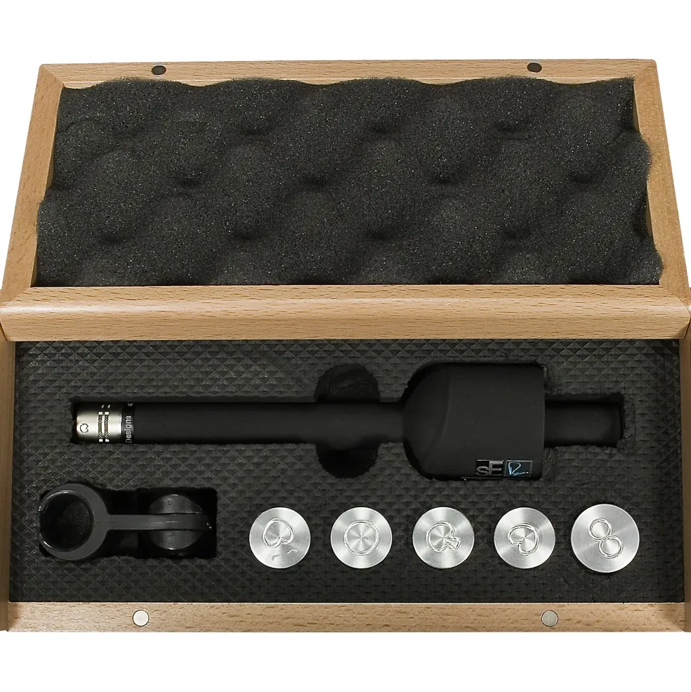 sE Electronics RN17 Small Diaphragm Condenser Microphone Pair Black