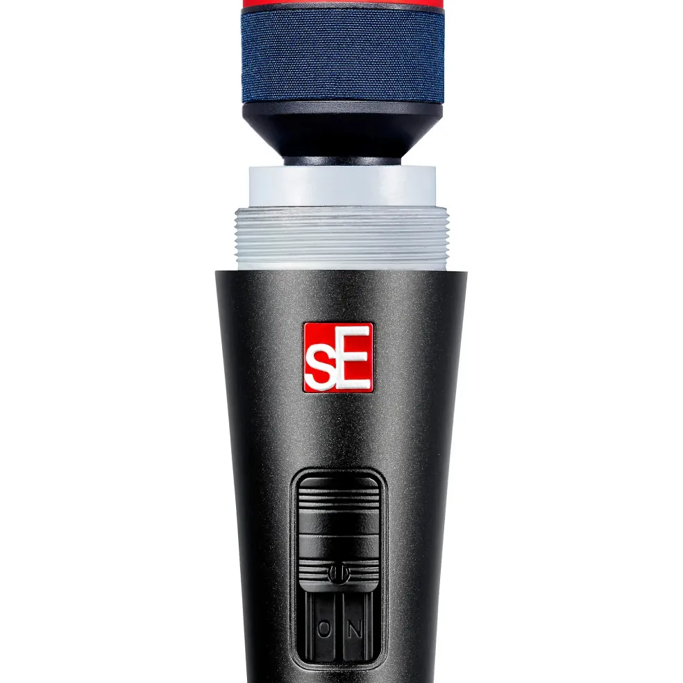 sE Electronics V7 SWITCH Dynamic Supercardioid Microphone With On/Off Switch Black