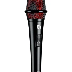 sE Electronics V2-SW-XLR Supercardioid Dynamic Handheld Microphone with On/Off Switch (Includes 15' Cable)