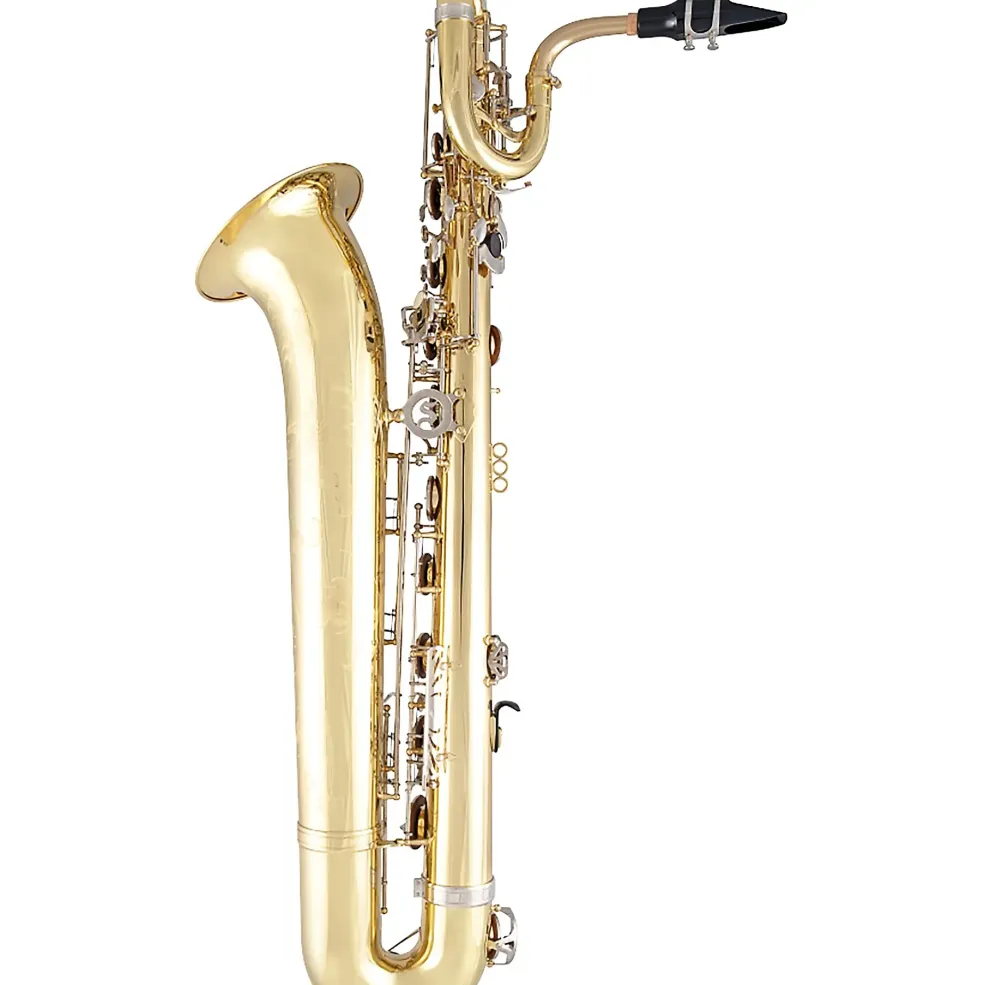 Selmer 300 Series Baritone Saxophone Lacquer Nickel Plated Keys