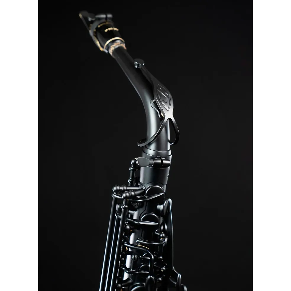Selmer Paris Supreme Limited Edition Eb Alto Saxophone Matte Black Black Matte Keys