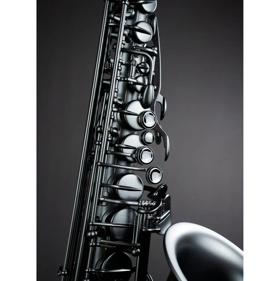 Selmer Paris Supreme Limited Edition Eb Alto Saxophone Matte Black Black Matte Keys