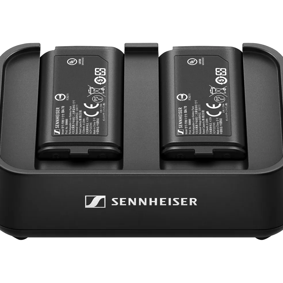 Sennheiser EW-D Charging Set, Includes L-70 USB Charger and BA-70 Rechargeable Battery Pack