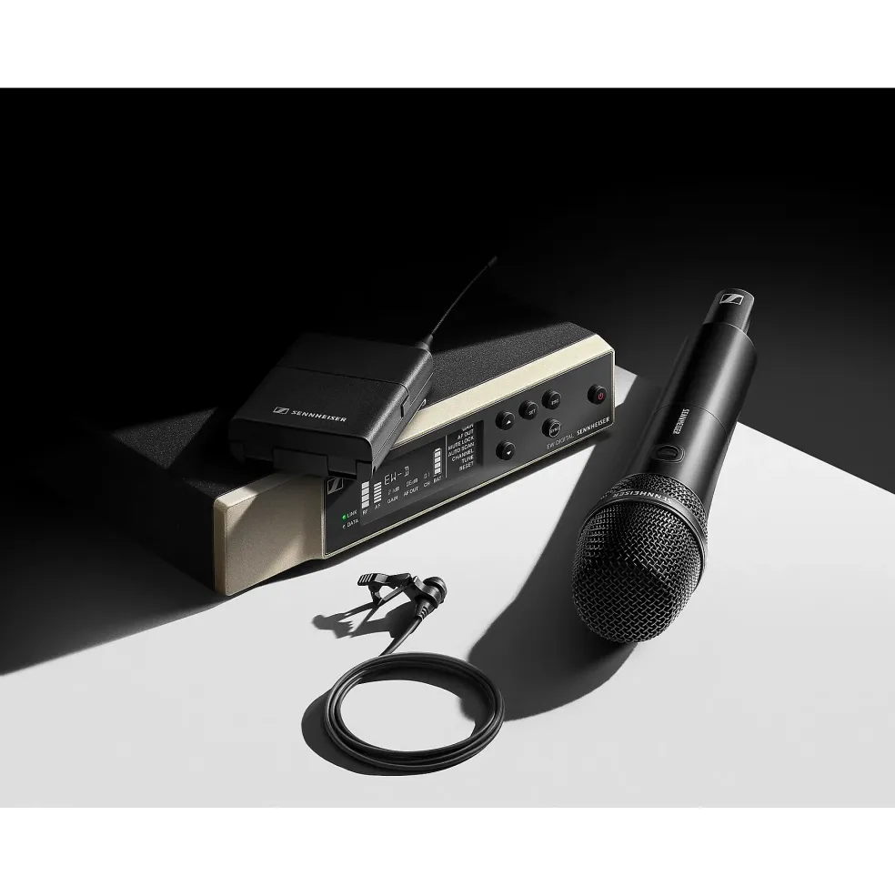 Sennheiser EW-D Evolution Wireless Digital System With ME 2 Omnidirectional Lavalier and 835 Microphone Module Q1-6