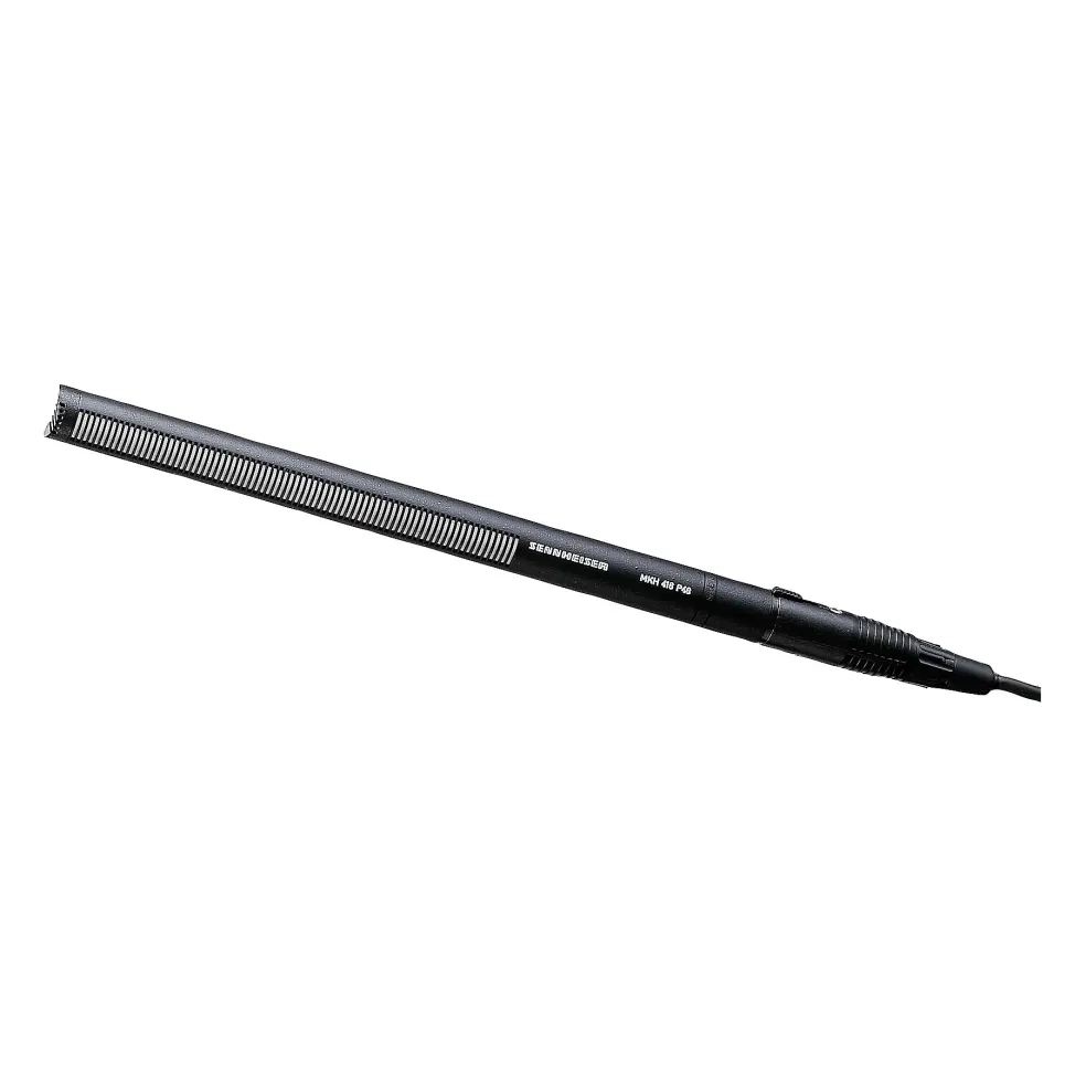 Sennheiser MKH416 P48 U3 Super-Cardioid Shotgun Condenser Microphone Matte Black