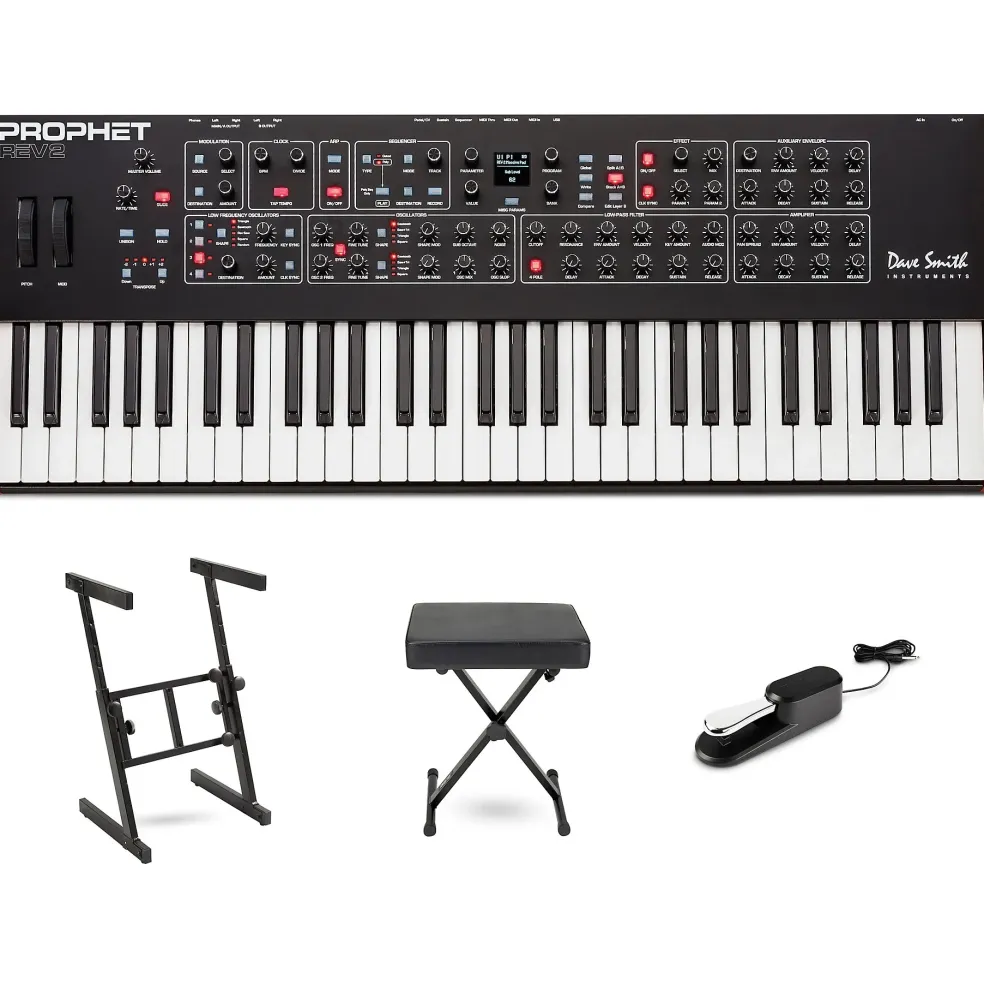 Sequential Prophet Rev2 Synthesizer 16 Voice Essentials Bundle