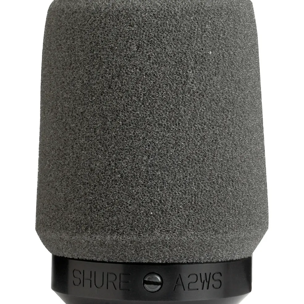 Shure A2WS Locking Foam Windscreen for 545 Series and SM57 Grey