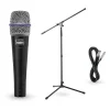 Shure BETA 57A Dynamic Mic With Cable and Stand