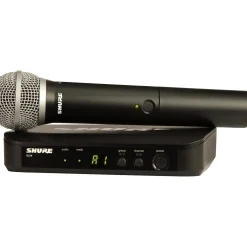 Shure BLX24 Handheld Wireless System With PG58 Capsule Band H10