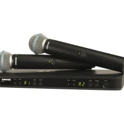 Shure BLX288/B58 Wireless Dual Vocal System With Two BETA 58A Handheld Transmitters Band H9