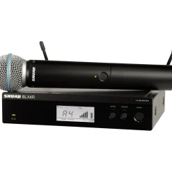 Shure BLX24R/B58 Wireless System With Rackmountable Receiver and BETA 58A Microphone Capsule Band H9