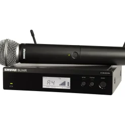 Shure BLX24R/SM58 Wireless System With Rackmountable Receiver and SM58 Microphone Capsule Band H9