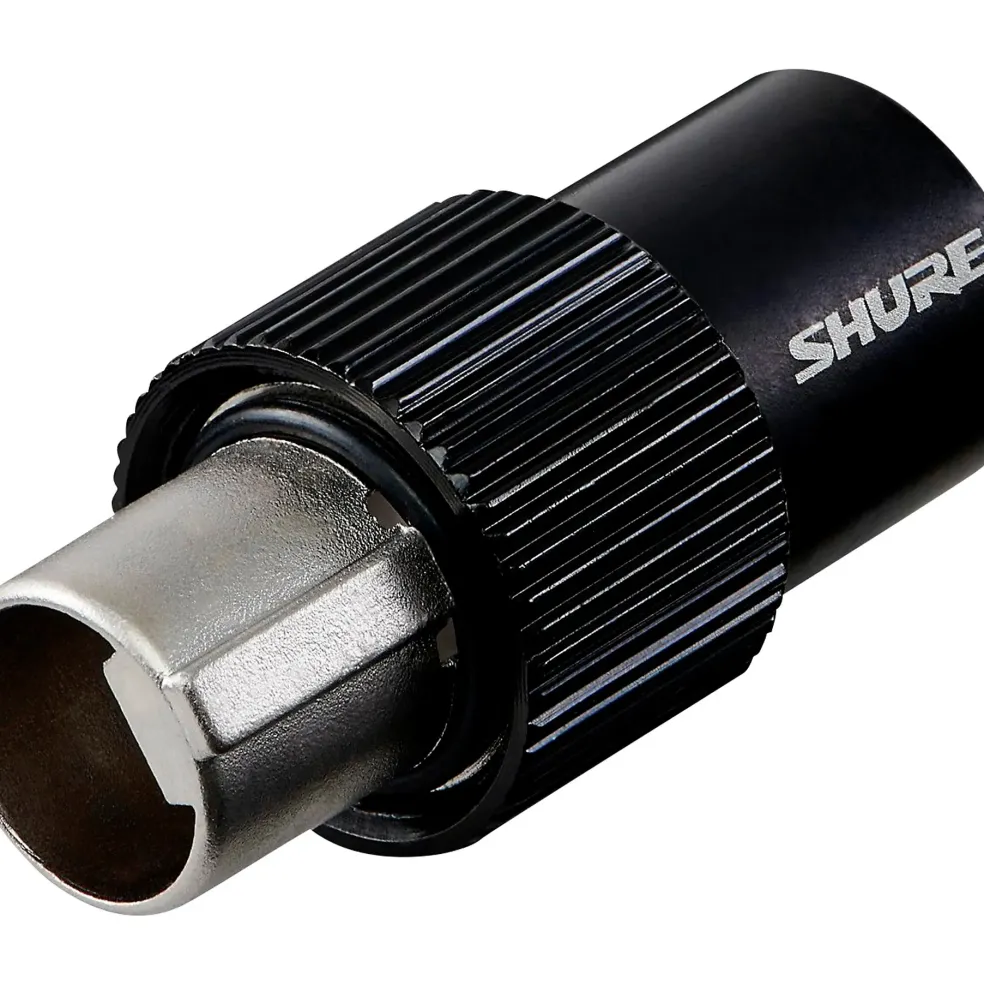 Shure DL4 DuraPlex Omnidirectional Waterproof Lavalier Microphone (MTQG Connector) MTQG Black