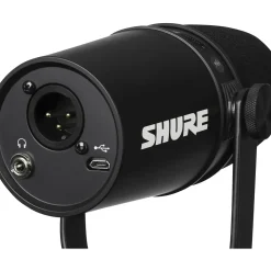 Shure MV7 USB and XLR Dynamic Microphone Black