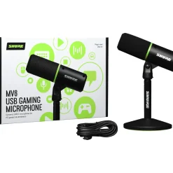 Shure MV6 USB Speech Microphone, Black