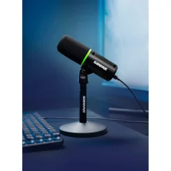 Shure MV6 USB Speech Microphone, Black