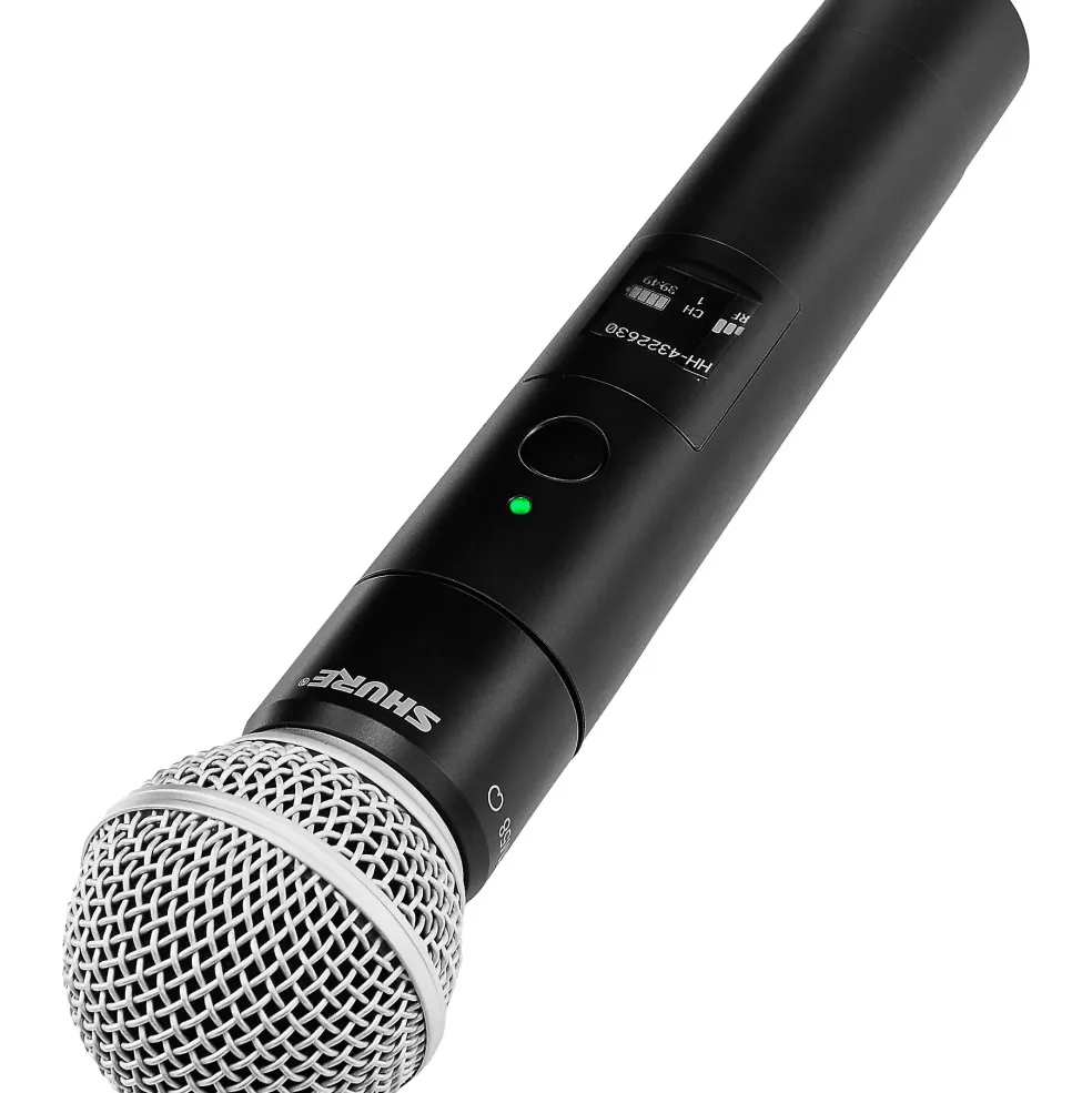 Shure MXW2X/SM58 Wireless Handheld Transmitter with SM58 Microphone Band Z10