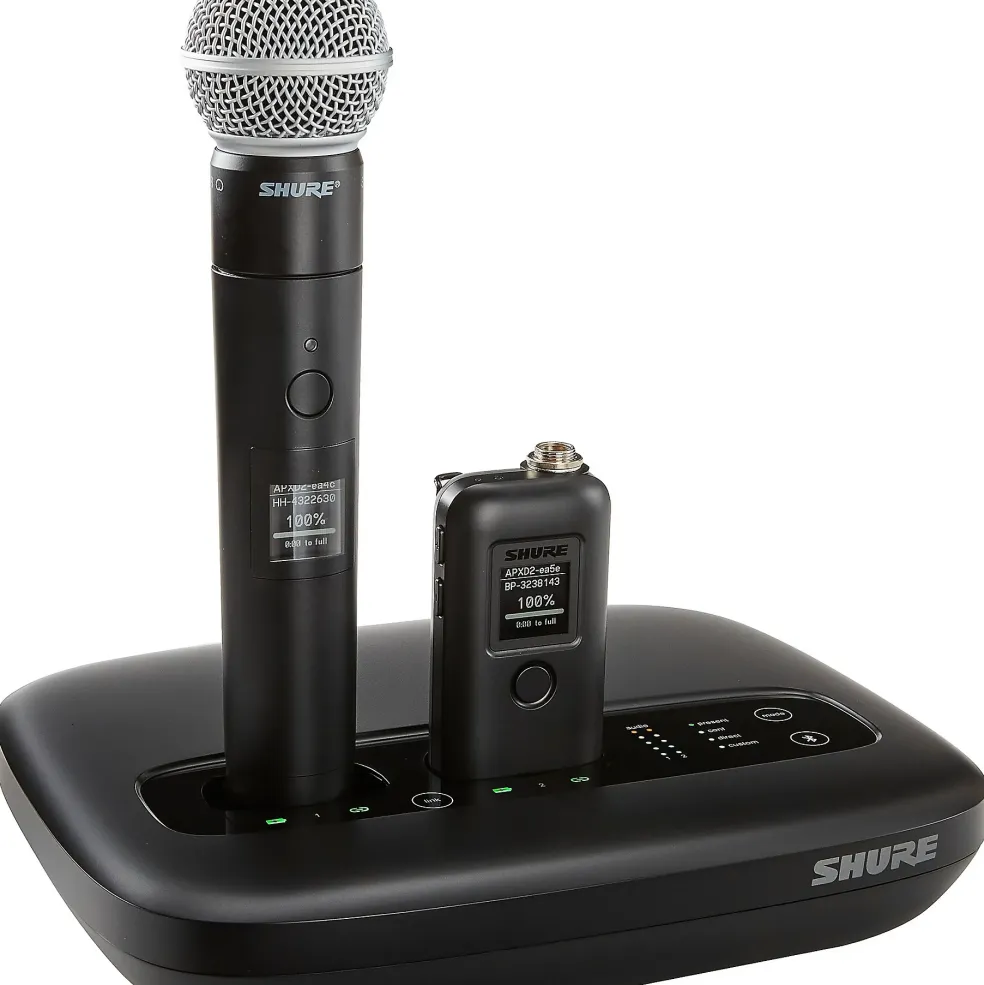 Shure MXW2X/SM58 Wireless Handheld Transmitter with SM58 Microphone Band Z10