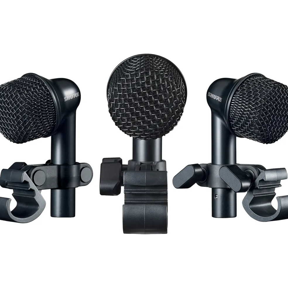 Shure Nexadyne Tom Mic, XLR, Black, 3 Pack Black