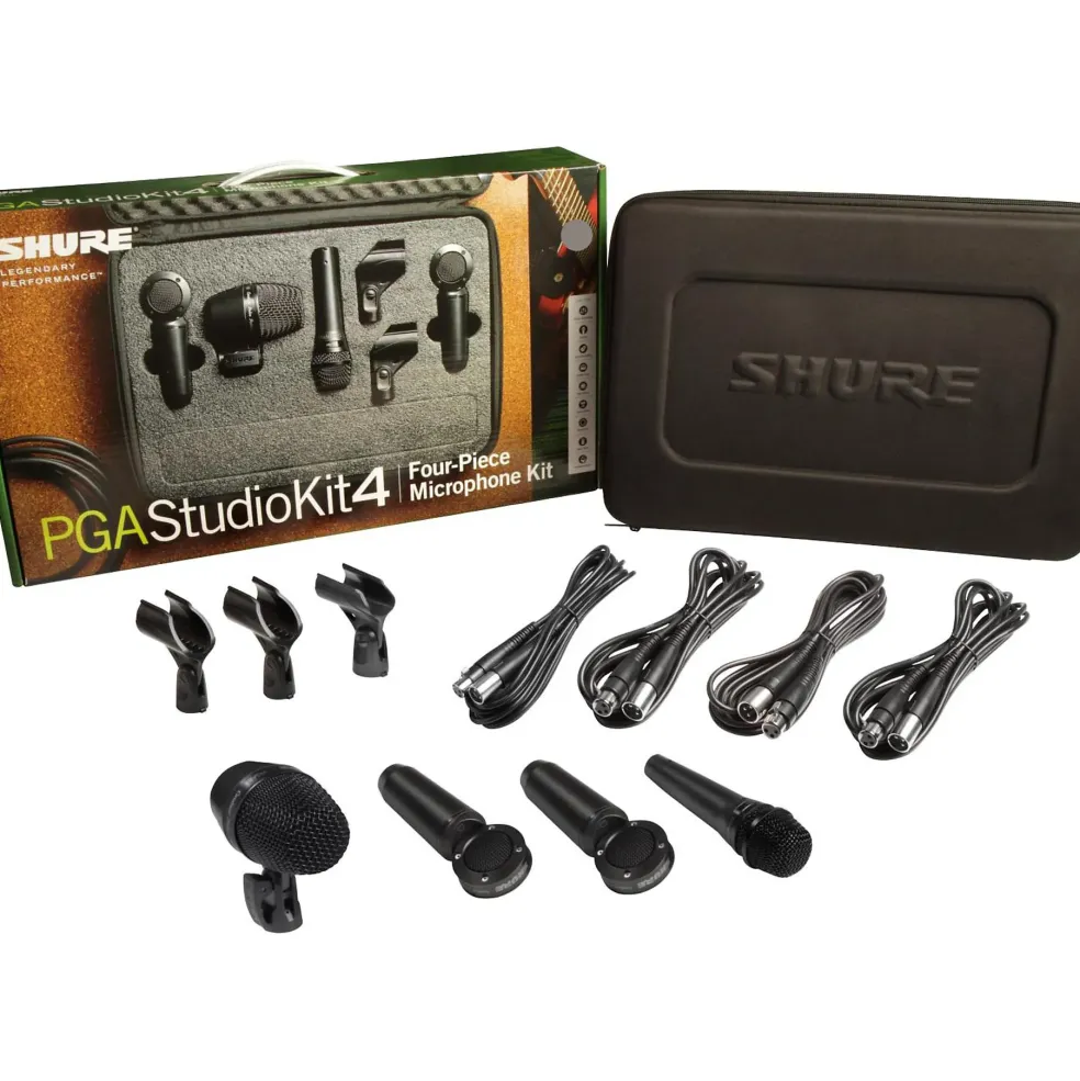 Shure PGASTUDIOKIT4 4-Piece Studio Microphone Kit